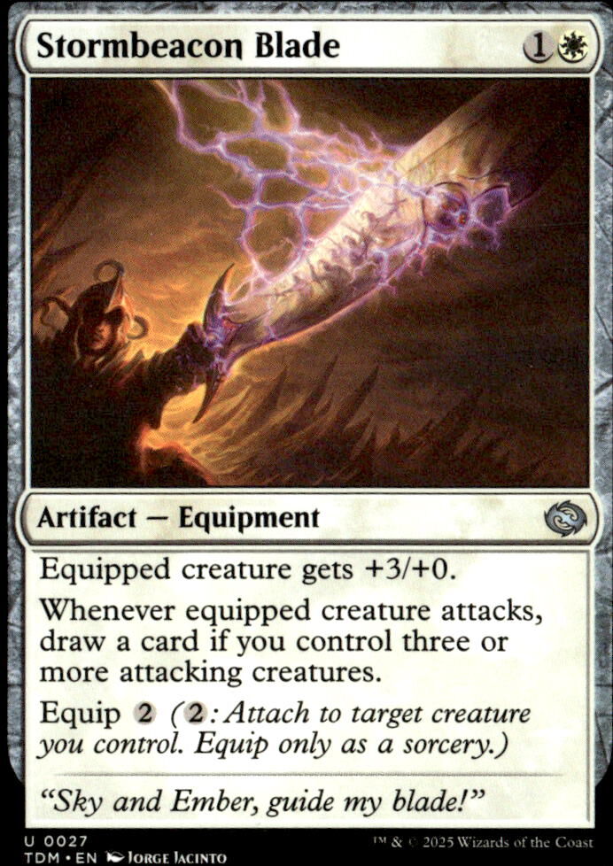 Tarkir: Dragonstorm #27 Stormbeacon Blade