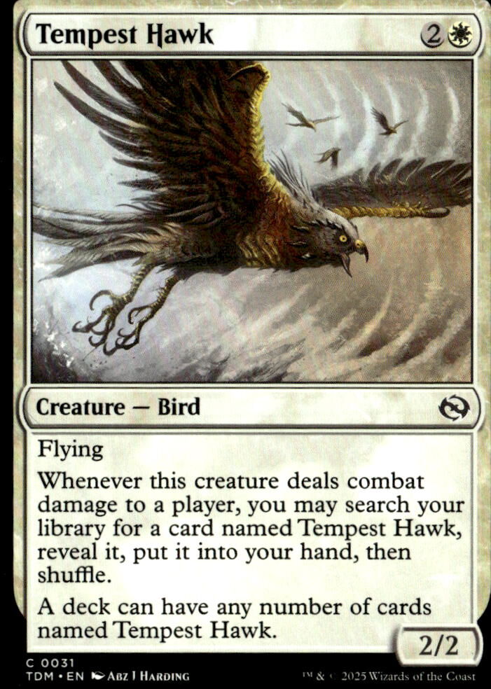Tarkir: Dragonstorm #31 Tempest Hawk