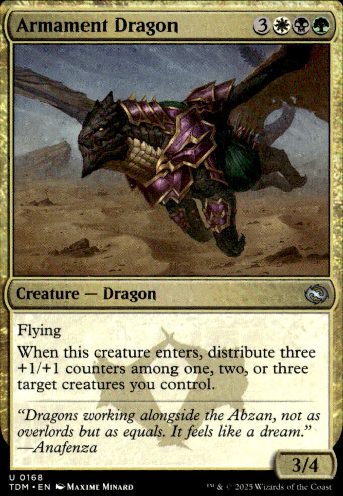 Tarkir: Dragonstorm #168 Armament Dragon