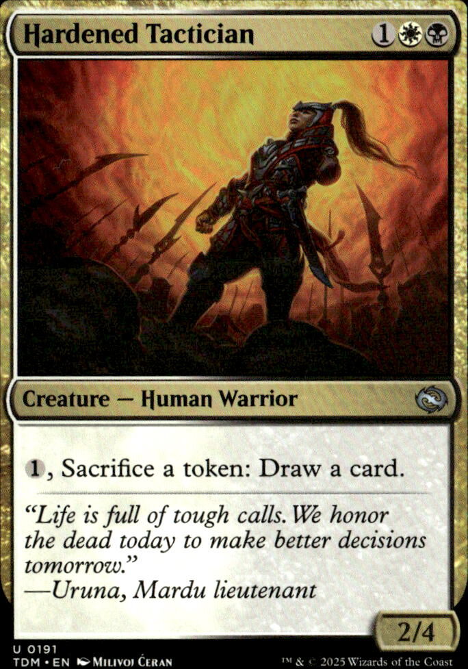 Tarkir: Dragonstorm #191 Hardened Tactician