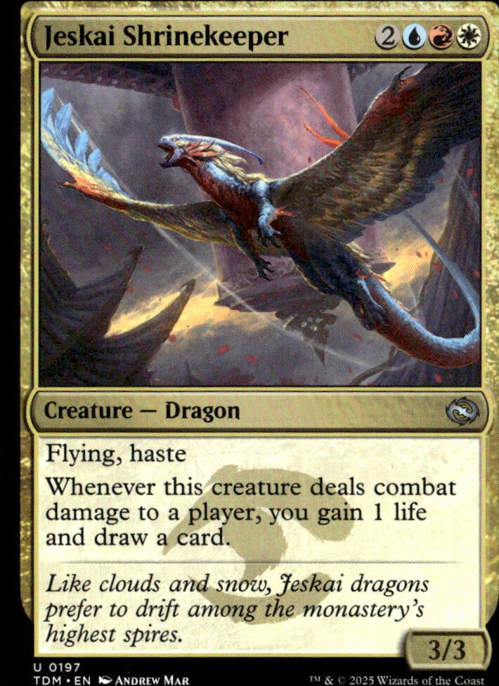 Tarkir: Dragonstorm #197 Jeskai Shrinekeeper