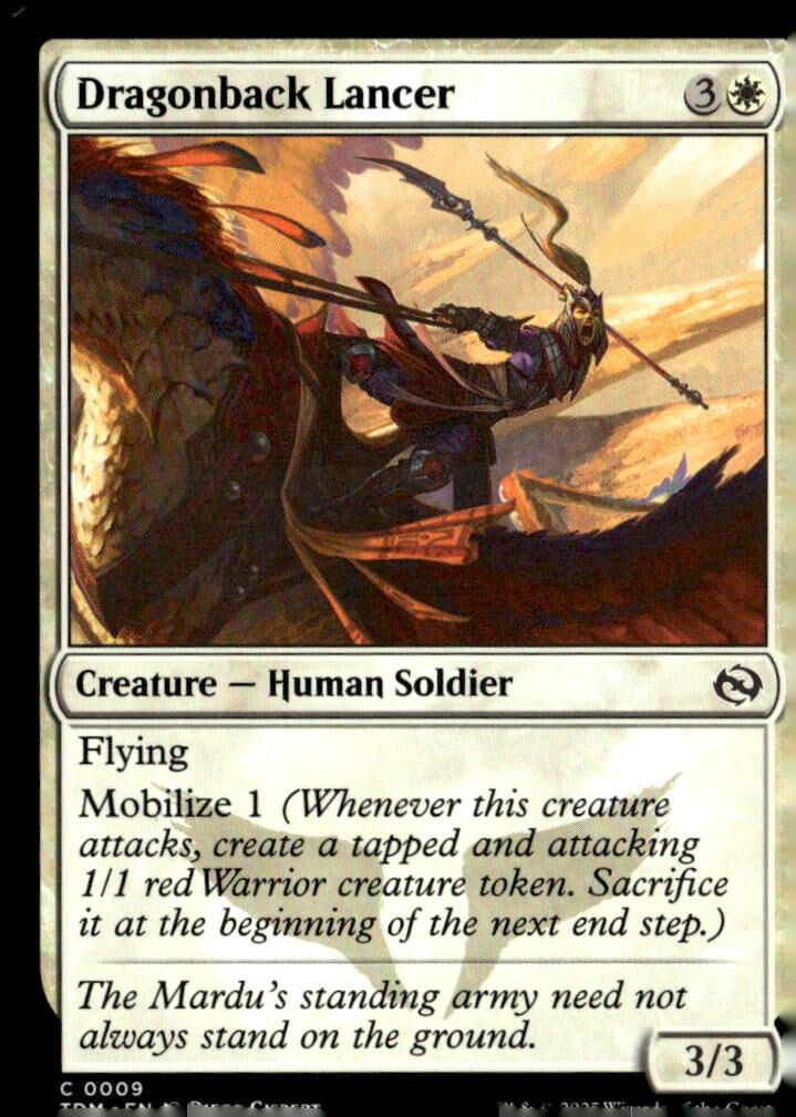 Tarkir: Dragonstorm #9 Dragonback Lancer