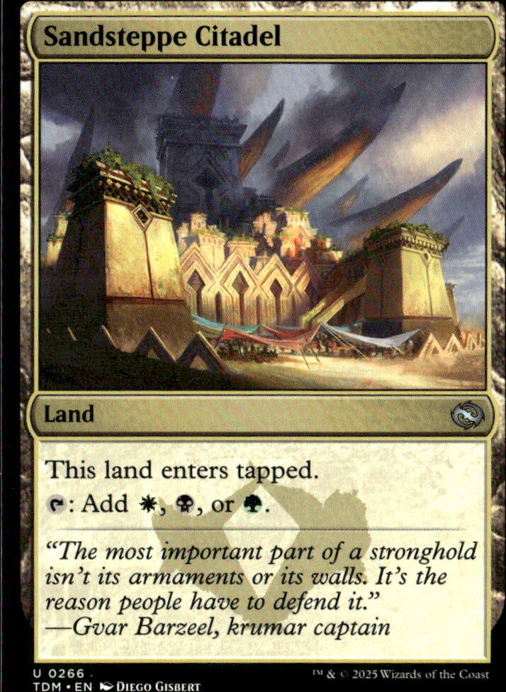 Tarkir: Dragonstorm #266 Sandsteppe Citadel
