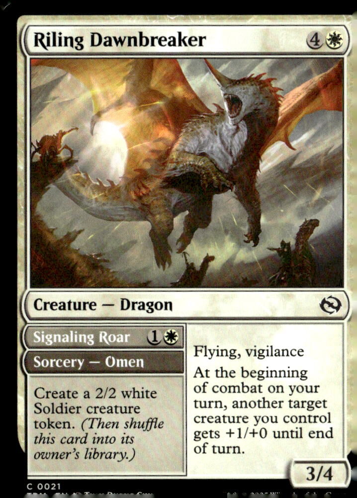 Tarkir: Dragonstorm #21 Riling Dawnbreaker