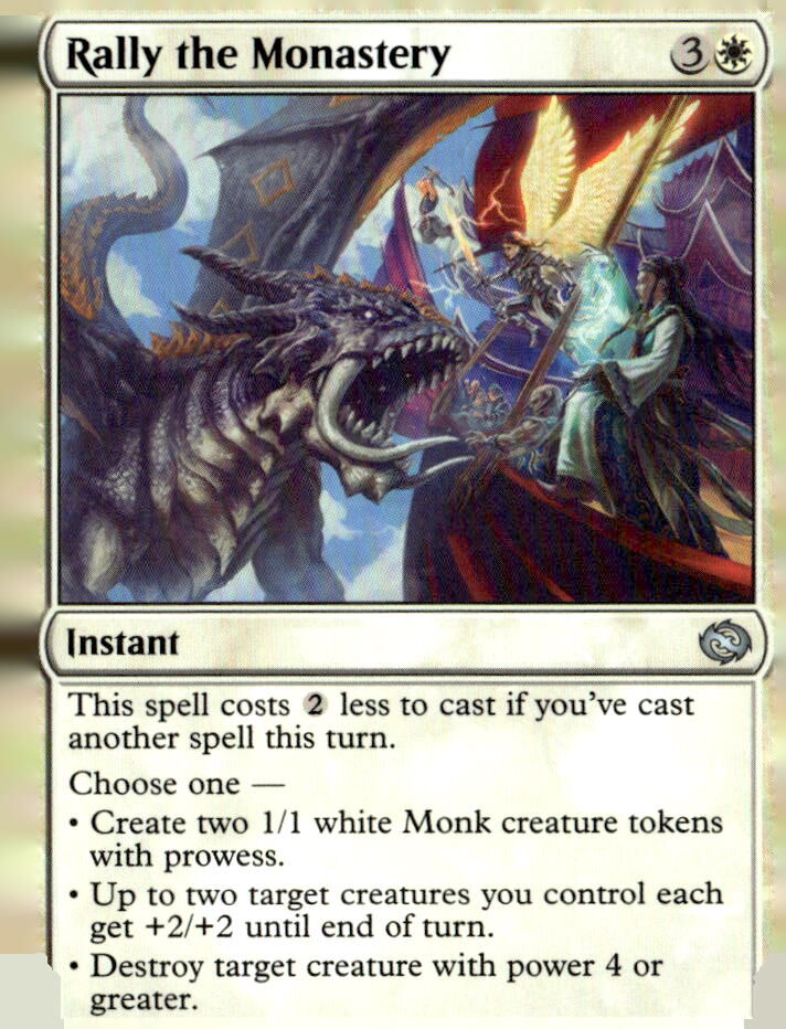 Tarkir: Dragonstorm #19 Rally the Monastery