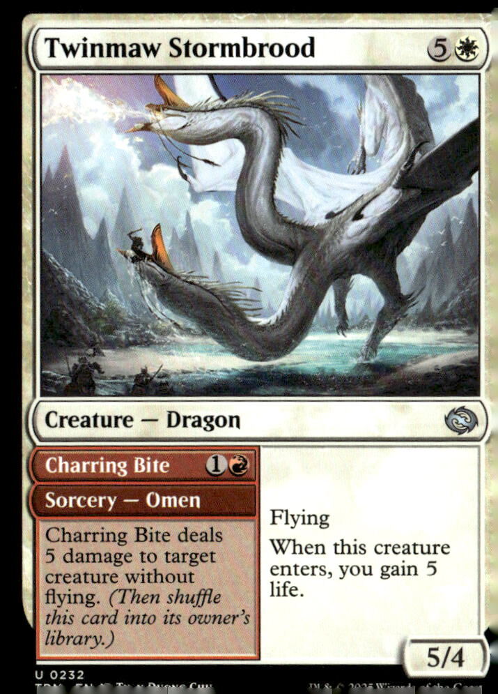 Tarkir: Dragonstorm #232 Twinmaw Stormbrood