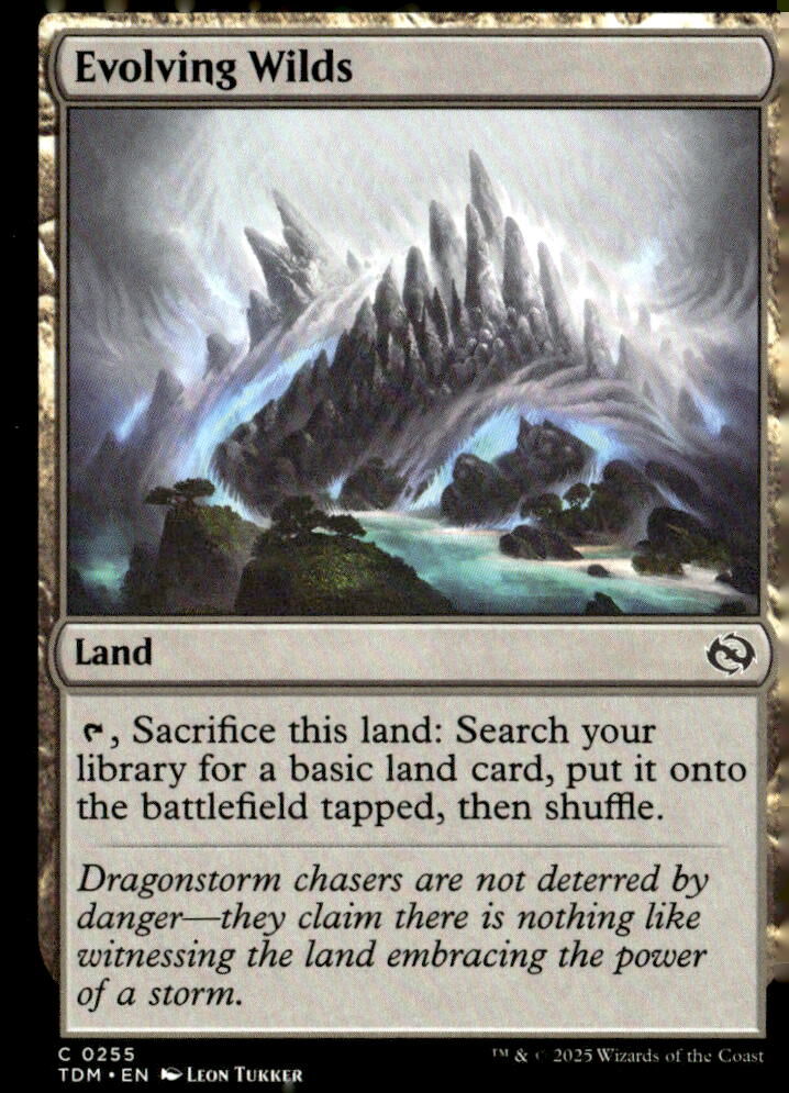 Tarkir: Dragonstorm #255 Evolving Wilds