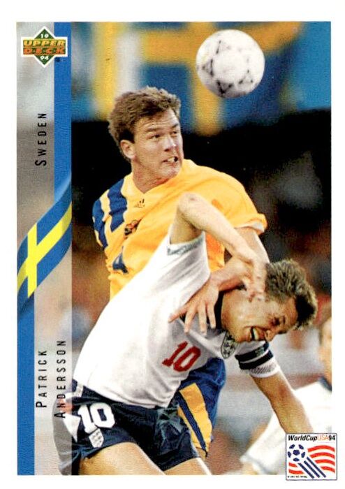 1994 Upper Deck World Cup #66 Patrik Andersson
