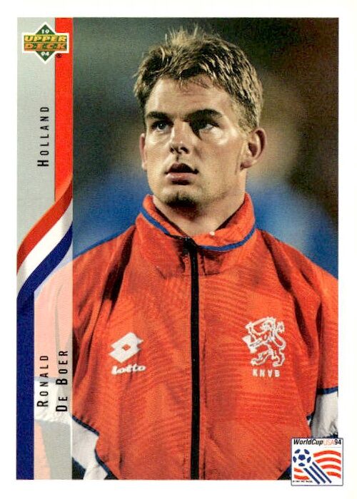 1994 Upper Deck World Cup #182 Ronald De Boer