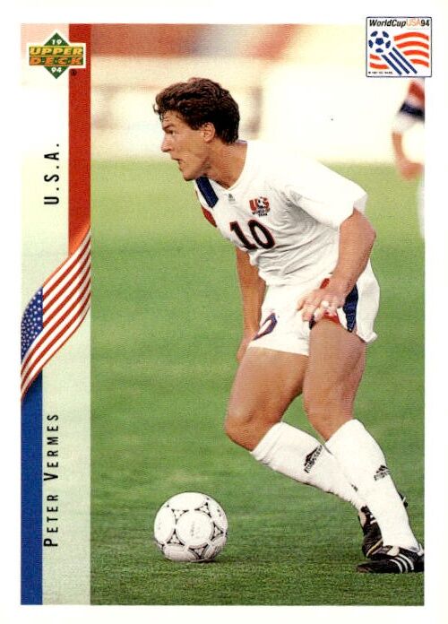 1994 Upper Deck World Cup #27 Peter Vermes