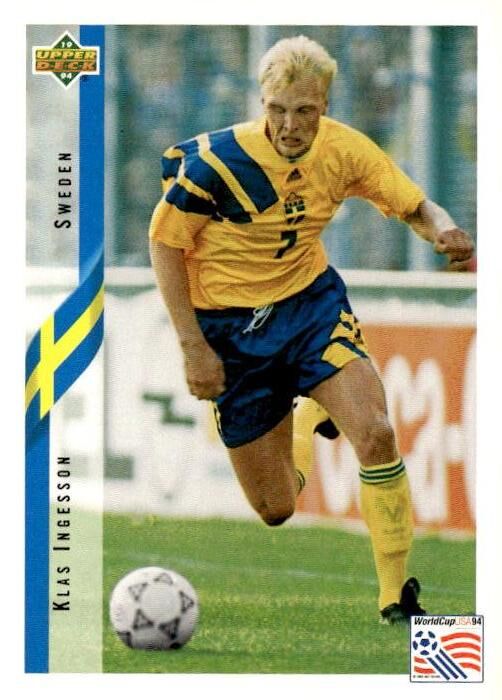 1994 Upper Deck World Cup #89 Klas Ingesson