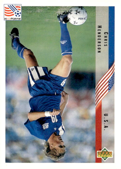 1994 Upper Deck World Cup #12 Chris Henderson