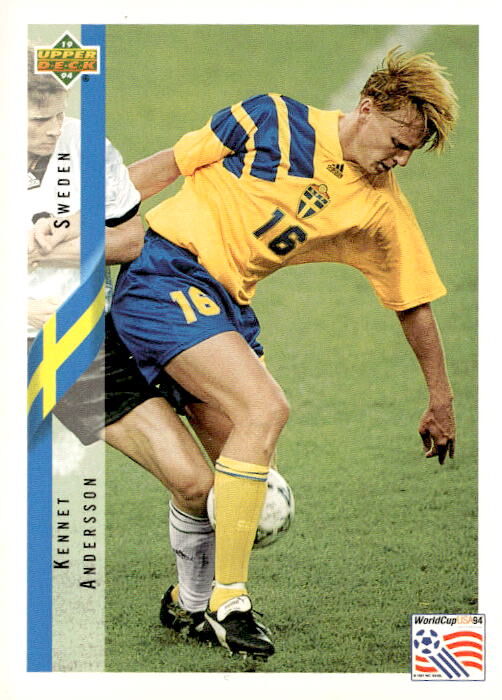 1994 Upper Deck World Cup #79 Kennet Andersson