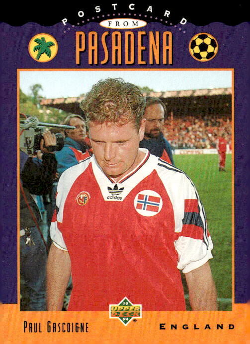 1994 Upper Deck World Cup #UD5 Paul Gascoigne UD Set