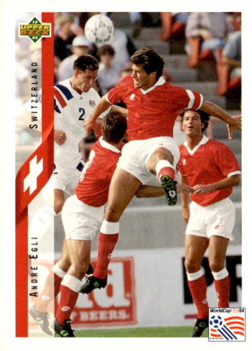 1994 Upper Deck World Cup #136 André Egli