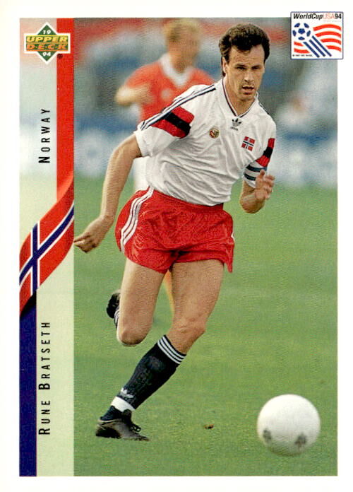 1994 Upper Deck World Cup #95 Rune Bratseth