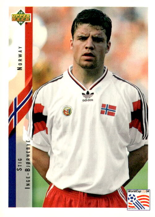 1994 Upper Deck World Cup #123 Stig Inge Bjornebye