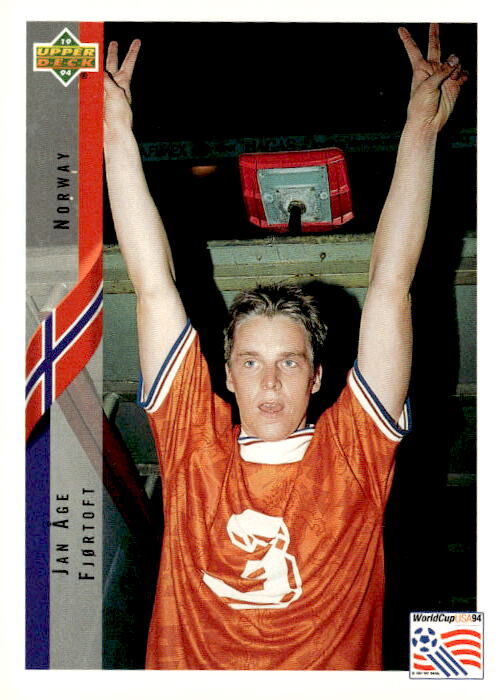 1994 Upper Deck World Cup #96 Jan Age Fjortoft