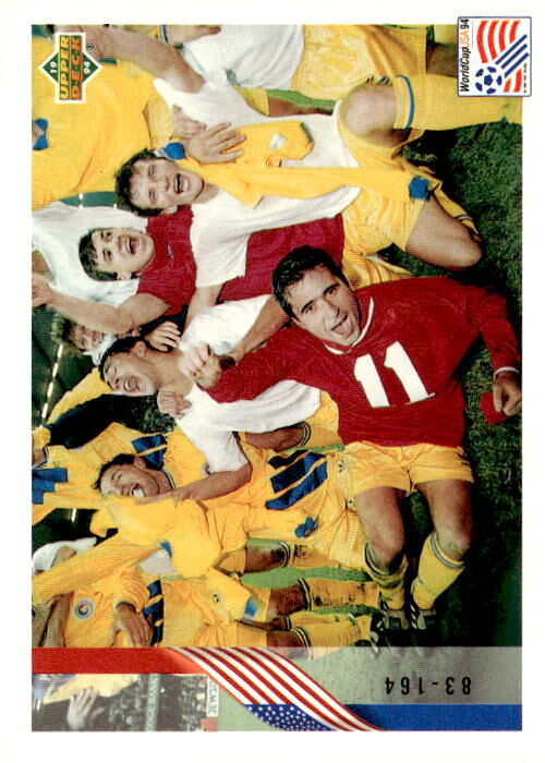 1994 Upper Deck World Cup #249 Checklist 95-188