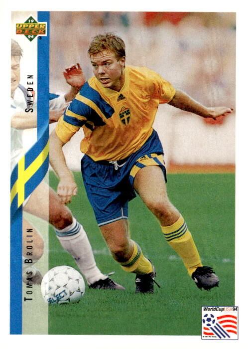 1994 Upper Deck World Cup #72 Tomas Brolin