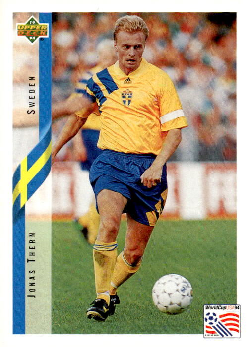 1994 Upper Deck World Cup #71 Jonas Thern
