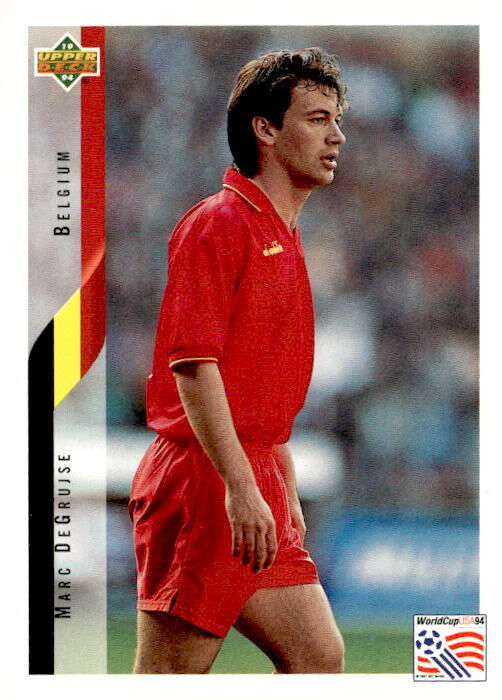 1994 Upper Deck World Cup #87 Marc Degryse