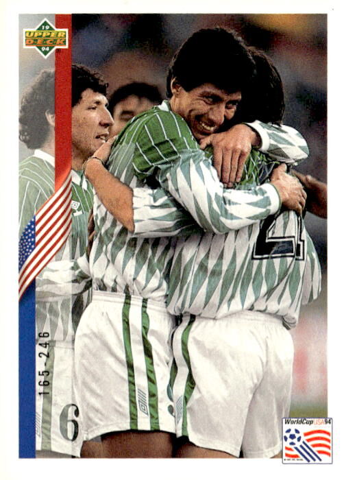 1994 Upper Deck World Cup #250 Checklist 188-250