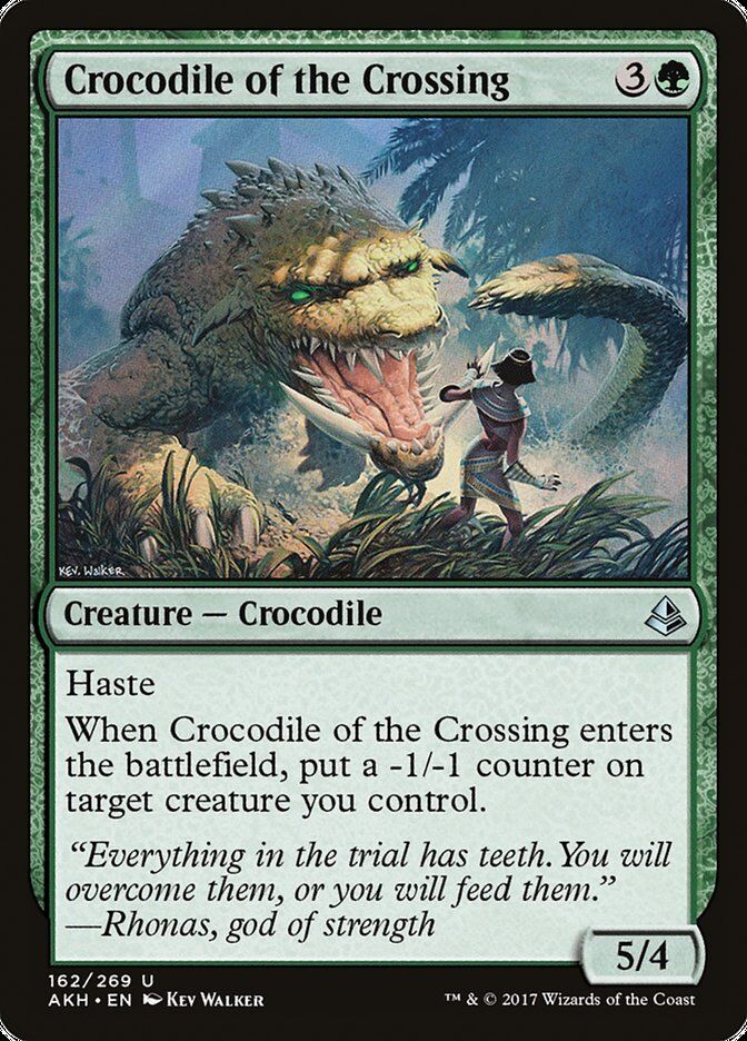 Amonkhet #162 Crocodile of the Crossing