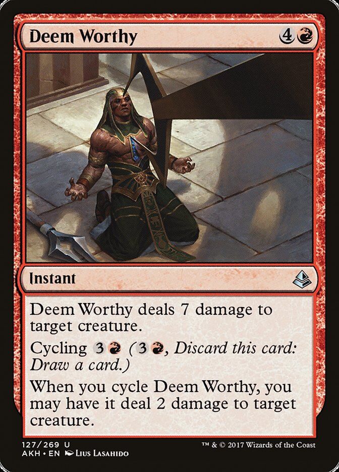 Amonkhet #127 Deem Worthy