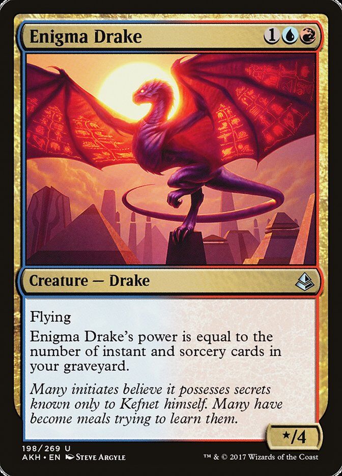 Amonkhet #198 Enigma Drake