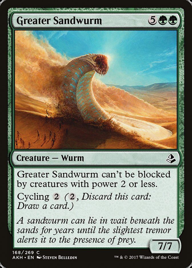 Amonkhet #168 Greater Sandwurm