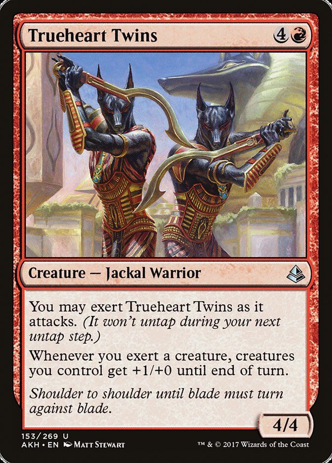 Amonkhet #153 Trueheart Twins