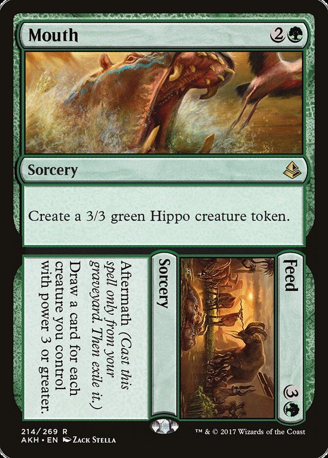 Amonkhet #214 Mouth // Feed