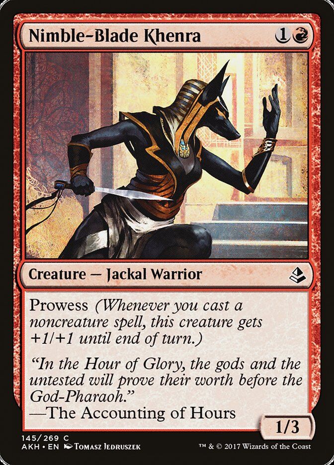 Amonkhet #145 Nimble-Blade Khenra