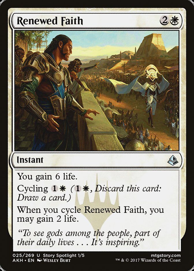 Amonkhet #25 Renewed Faith