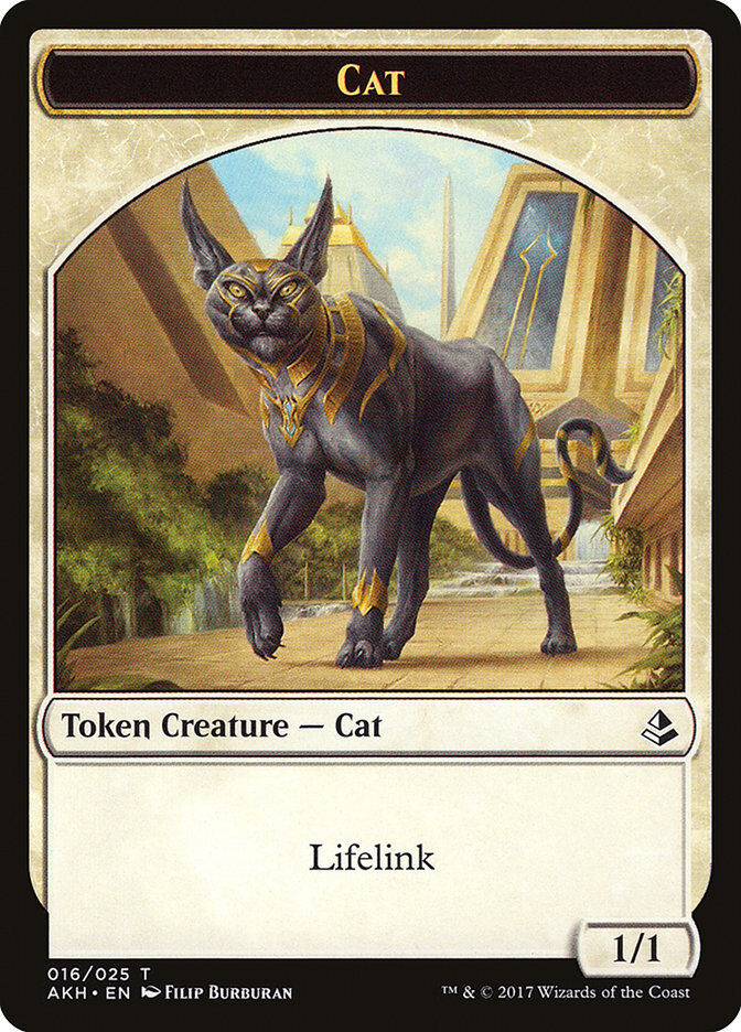 Amonkhet #16 Cat Token