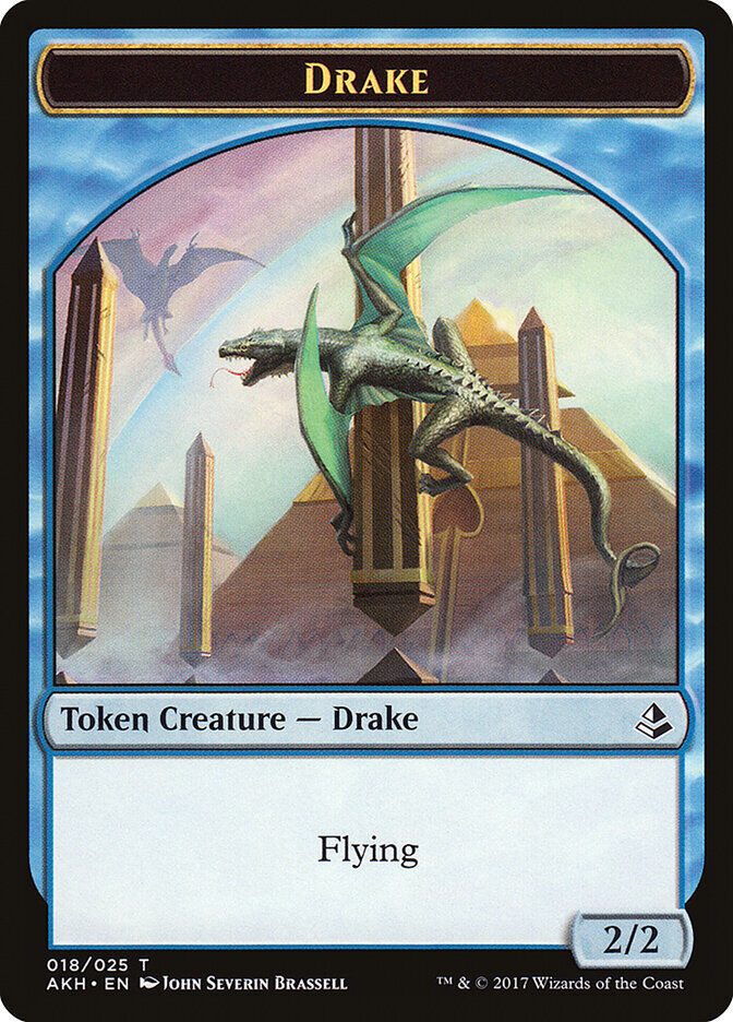 Amonkhet #18 Drake Token