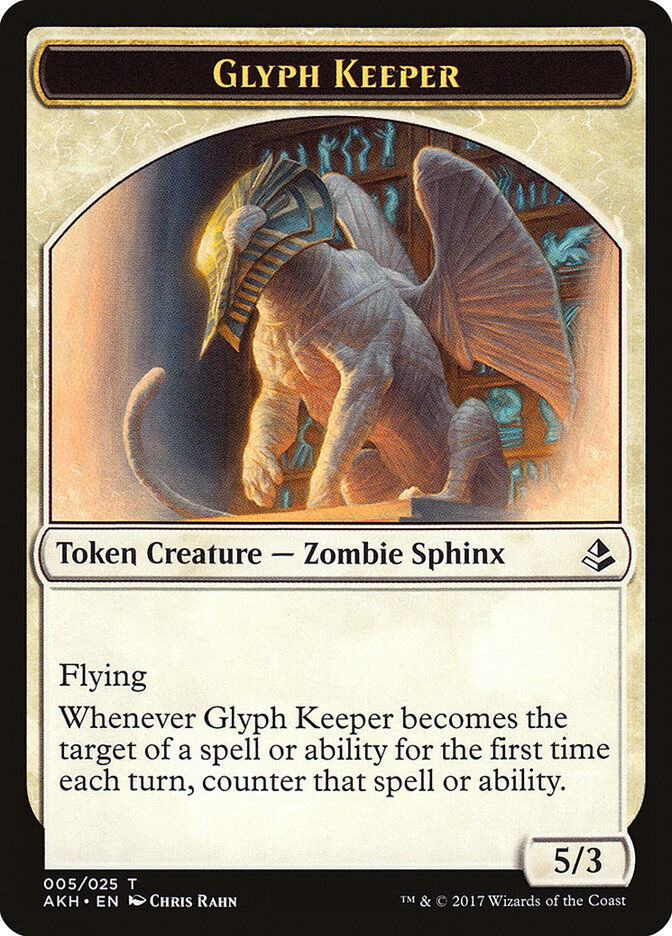 Amonkhet #5 Glyph Keeper Token