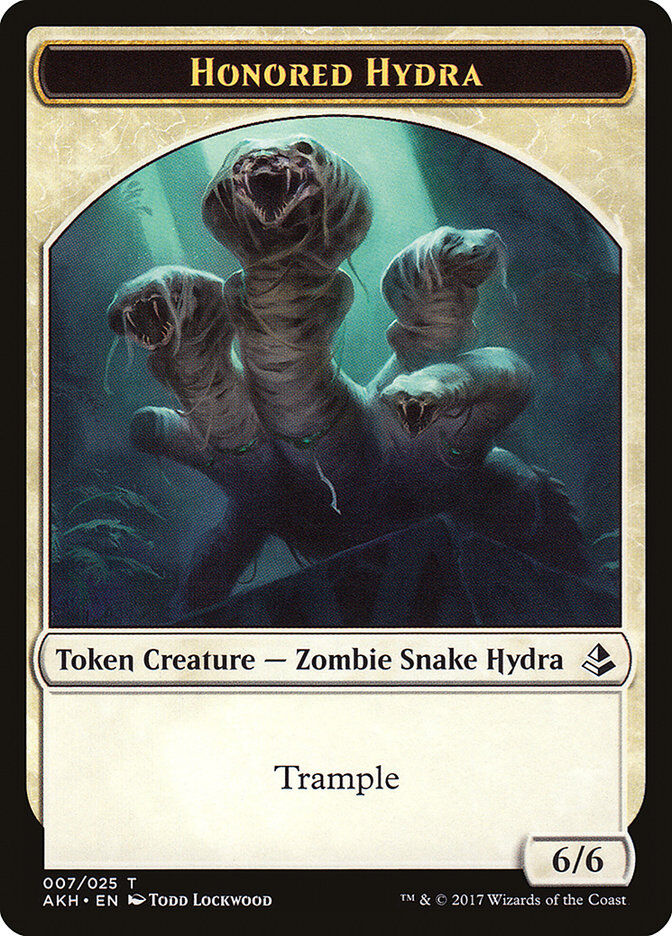 Amonkhet #7 Honored Hydra Token