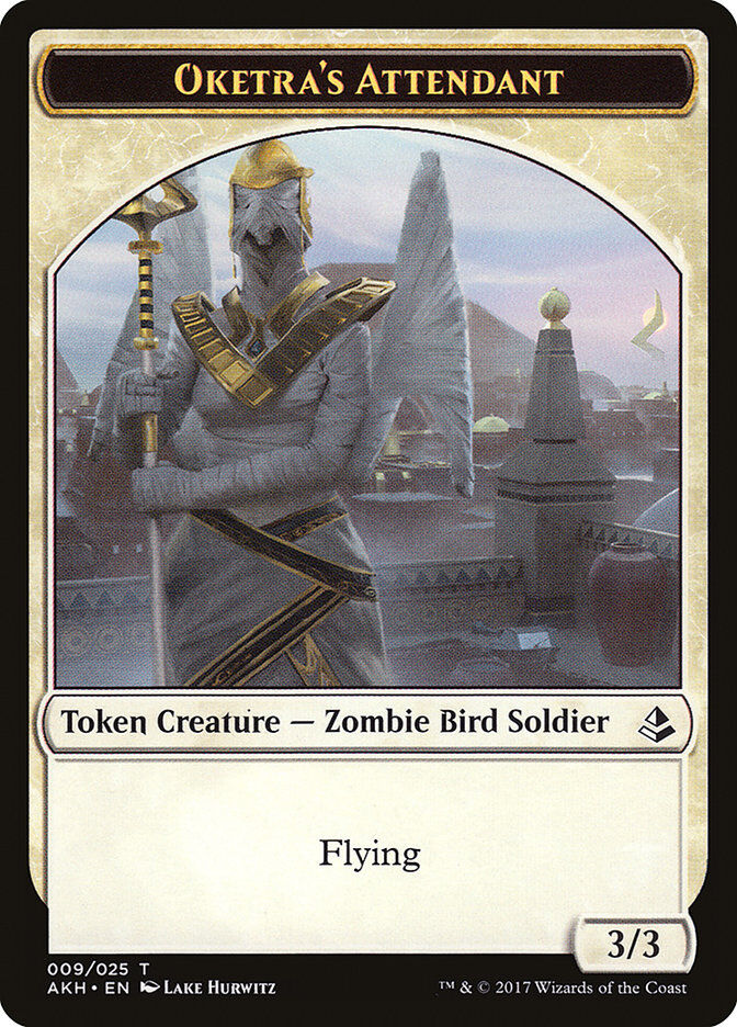 Amonkhet #9 Oketra's Attendant Token