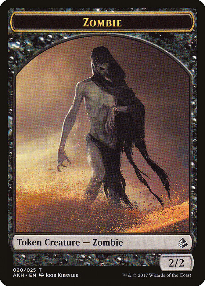 Amonkhet #20 Zombie Token