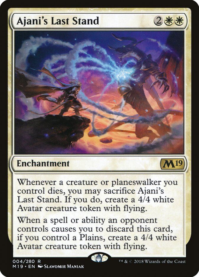 Core Set 2019 #4 Ajani's Last Stand