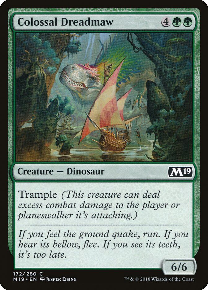 Core Set 2019 #172 Colossal Dreadmaw