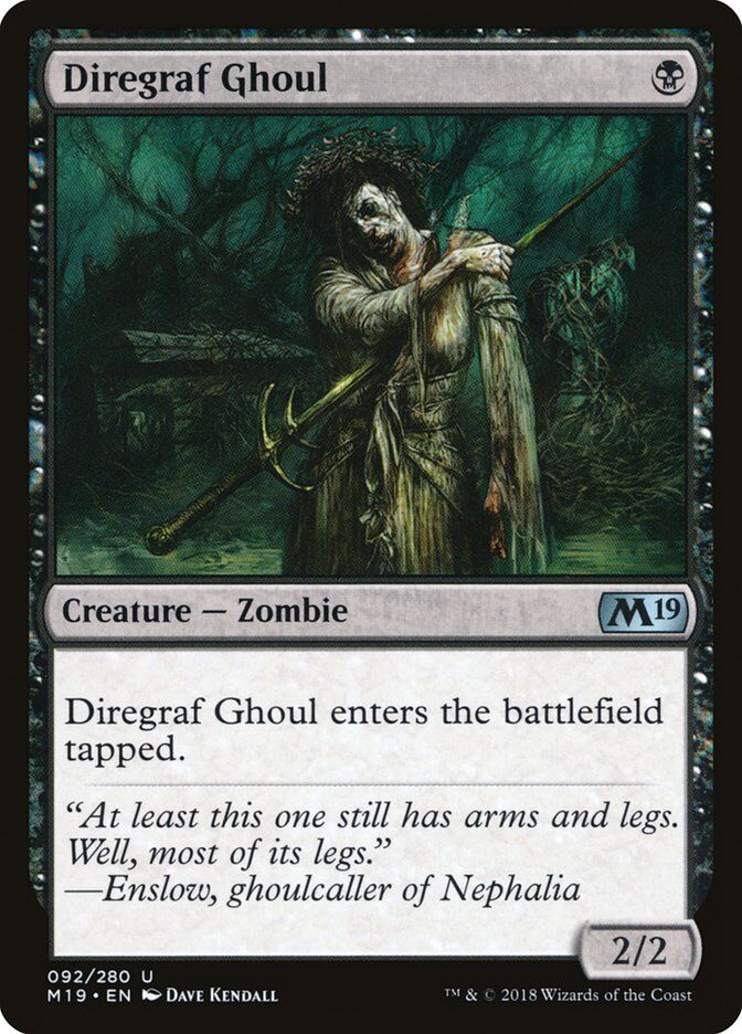 Core Set 2019 #92 Diregraf Ghoul