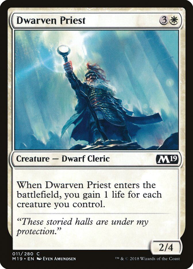 Core Set 2019 #11 Dwarven Priest