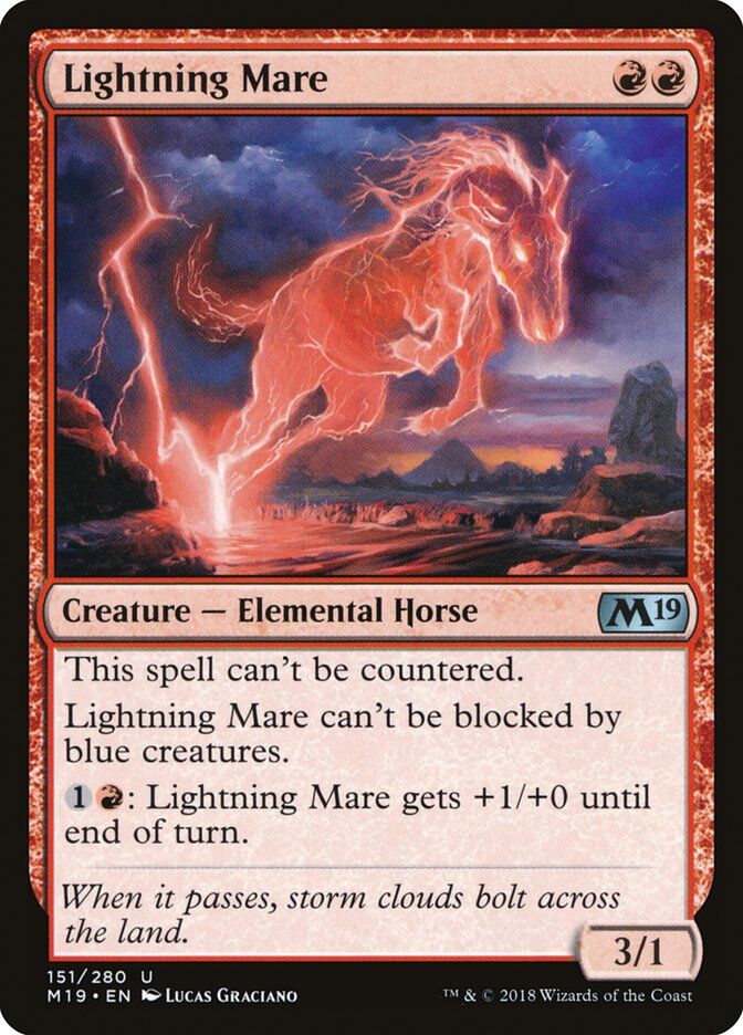 Core Set 2019 #151 Lightning Mare