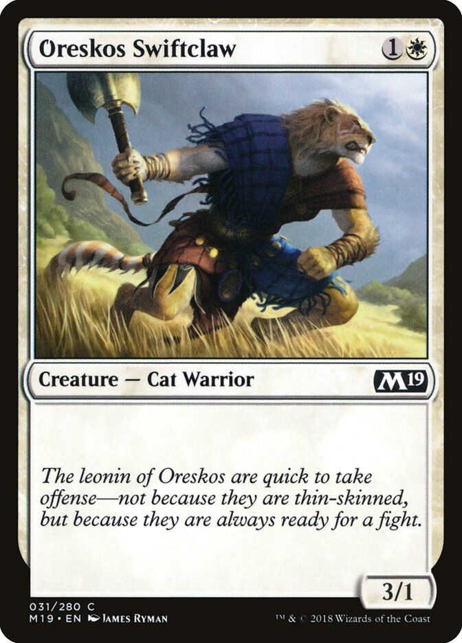 Core Set 2019 #31 Oreskos Swiftclaw