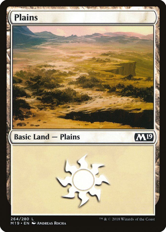 Core Set 2019 #264 Plains (264)