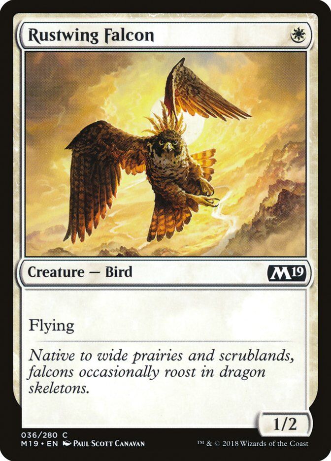 Core Set 2019 #36 Rustwing Falcon
