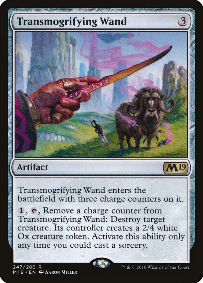 Core Set 2019 #247 Transmogrifying Wand
